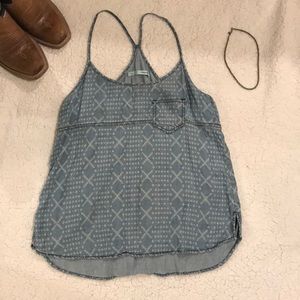Maurice’s Denim Strappy Tank Small